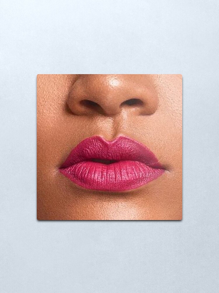 Alternate view of Rihanna Lips Metal Print