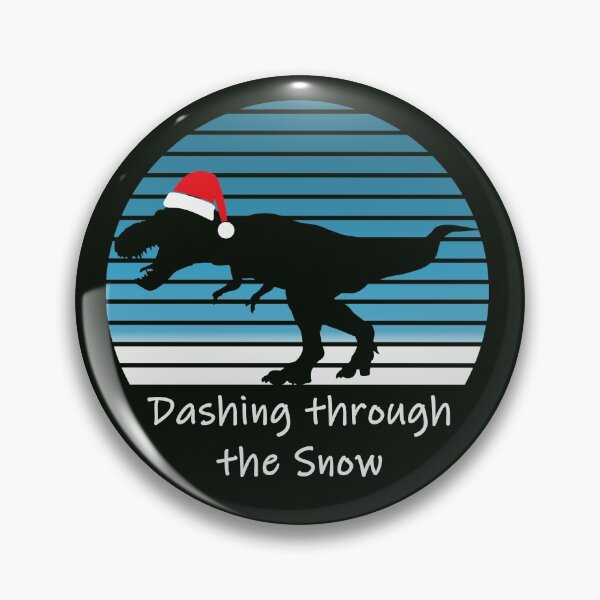 Item preview, Dashing Through The Snow T-Rex Dinosaur Christmas Santa Hat designed and sold by TeeThePeople.