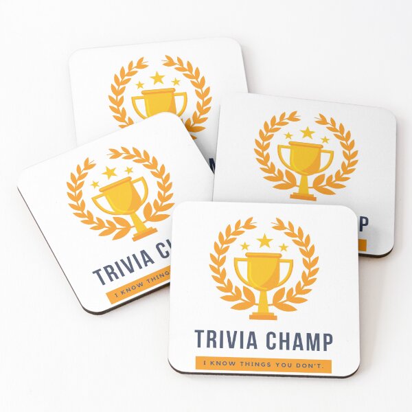Item preview, Trivia Champ I Know Things You Don't Funny Gift designed and sold by IhorKondesign.