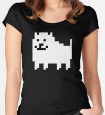 Annoying Dog - Undertale Women's Fitted Scoop T-Shirt