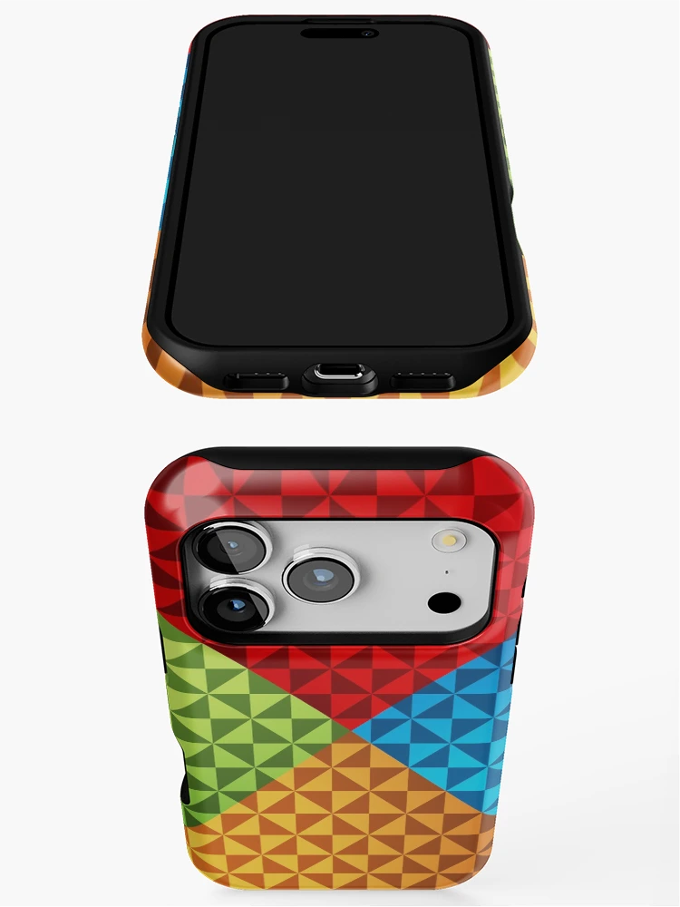 Thumbnail 3 of 4, iPhone Case, creative triangular pattern designed and sold by creativeaart.