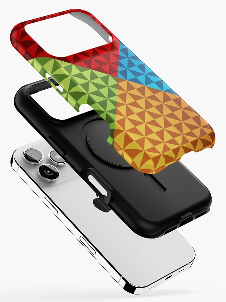 Thumbnail 2 of 4, iPhone Case, creative triangular pattern designed and sold by creativeaart.