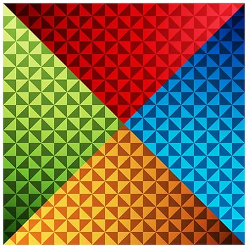 Artwork thumbnail, creative triangular pattern by creativeaart