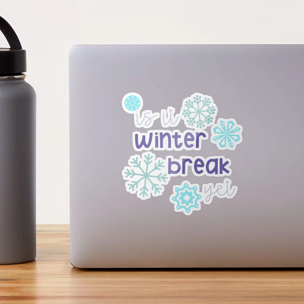 Elevate Your Winter Décor with Snowy Night Snowflake Stickers