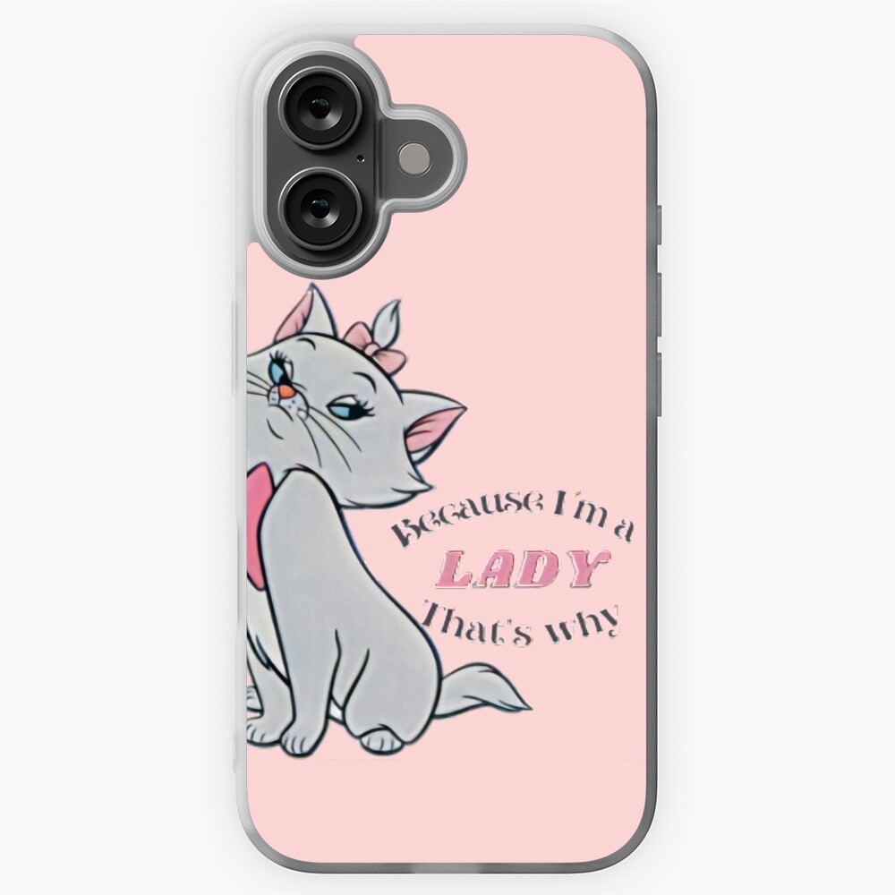 Because I'm a lady. Marie aristocats. Cute cats. Sticker