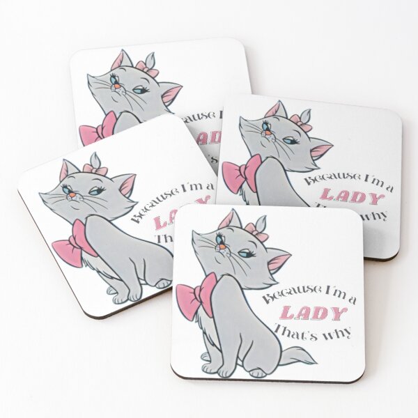 Item preview, Because I'm a lady. Marie aristocats. Cute cats. designed and sold by soniaaseguin.