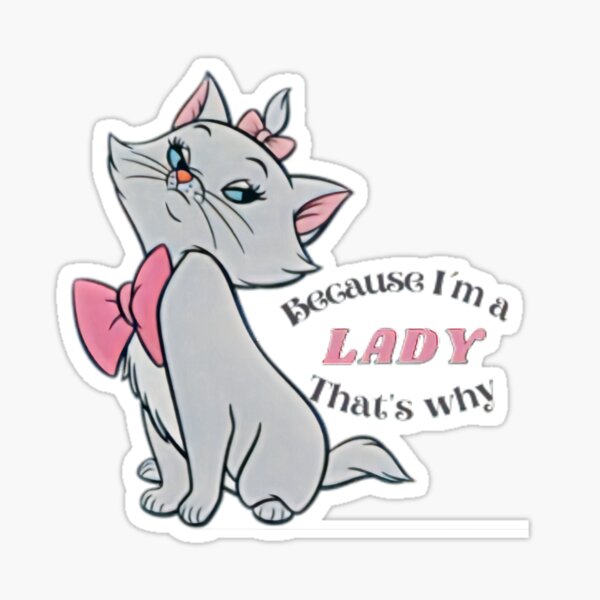 Artikel-Vorschau von Weil ich eine Dame bin. Marie Aristocats. Süße katzen., designt und verkauft von soniaaseguin.