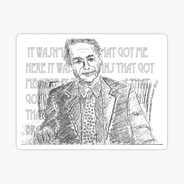 Jeremy Irons (Margin Call) Sticker