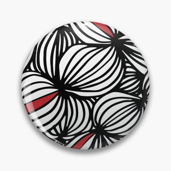 Item preview, handmade draw black and white with red details designed and sold by Foli Store.