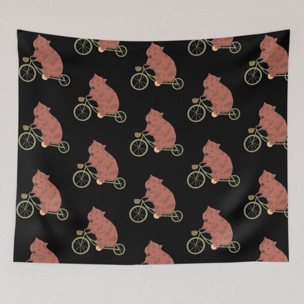 Item preview, Biking Wombat designed and sold by UpYourSelf.
