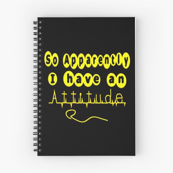 Item preview,   SO APPARENTLY I HAVE AN ATTITUDE FUNNY SARCASTIC designed and sold by Ralek.