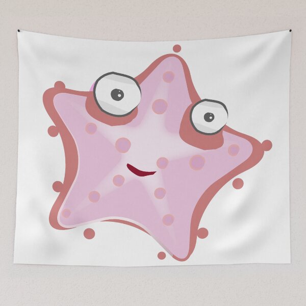 Item preview, Little Pink Starfish 1_white  designed and sold by DrStickerManiac.