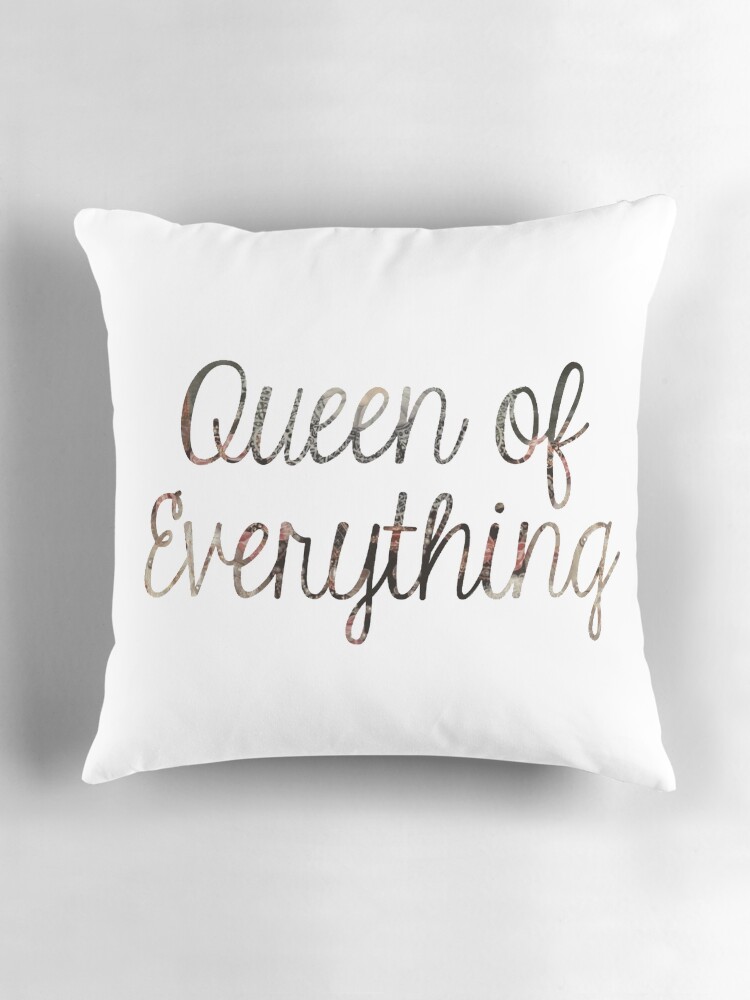 Queen of everything pillow best sale