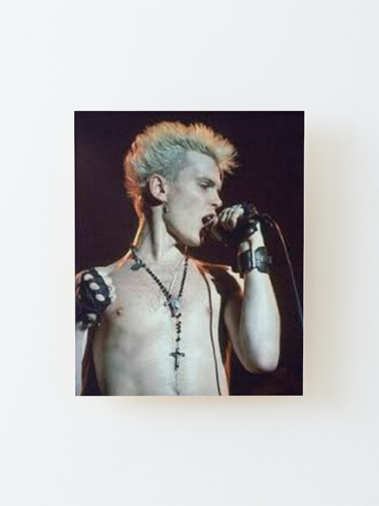 Billy Idol Aufgezogener Druck Von Ulrika2 Redbubble