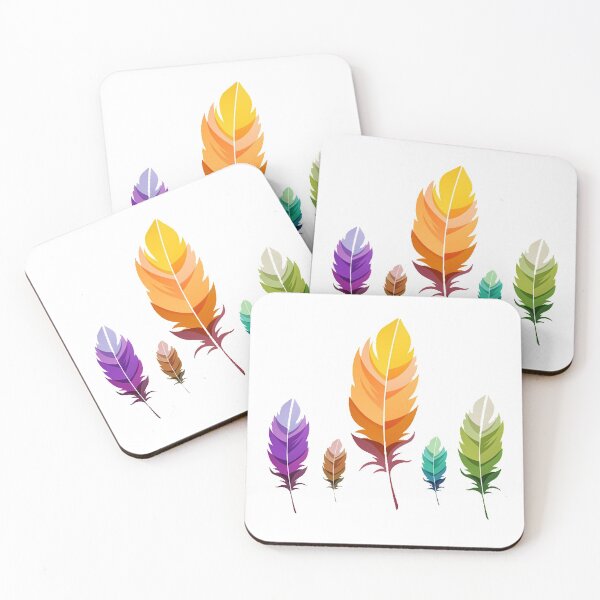 Item preview, Colorful feathers that are the colors of life designed and sold by ESAMSTORE.