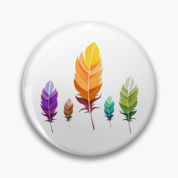 Item preview, Colorful feathers that are the colors of life designed and sold by ESAMSTORE.