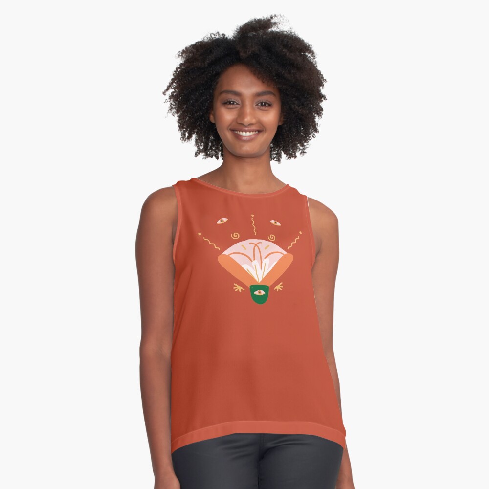 Item preview, Sleeveless Top designed and sold by luisinasalce.