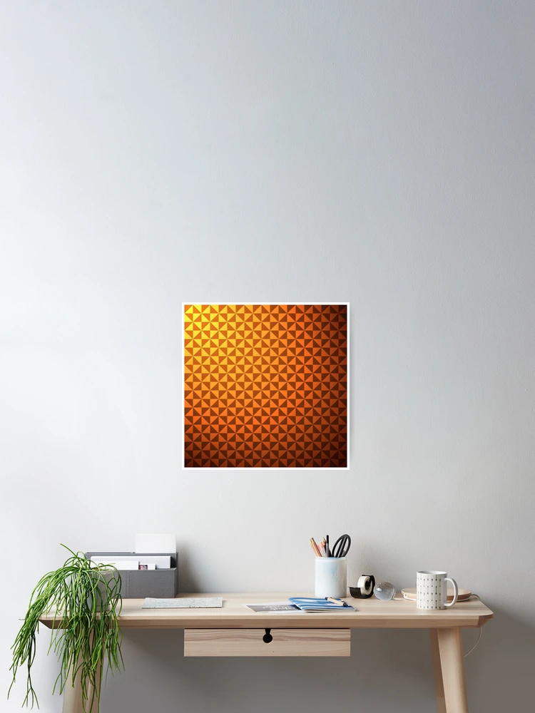 Thumbnail 2 of 3, Poster, creative triangular pattern designed and sold by creativeaart.