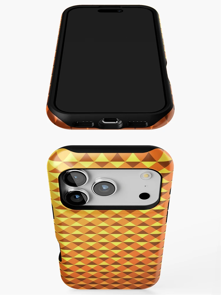 Thumbnail 3 of 4, iPhone Case, creative triangular pattern designed and sold by creativeaart.