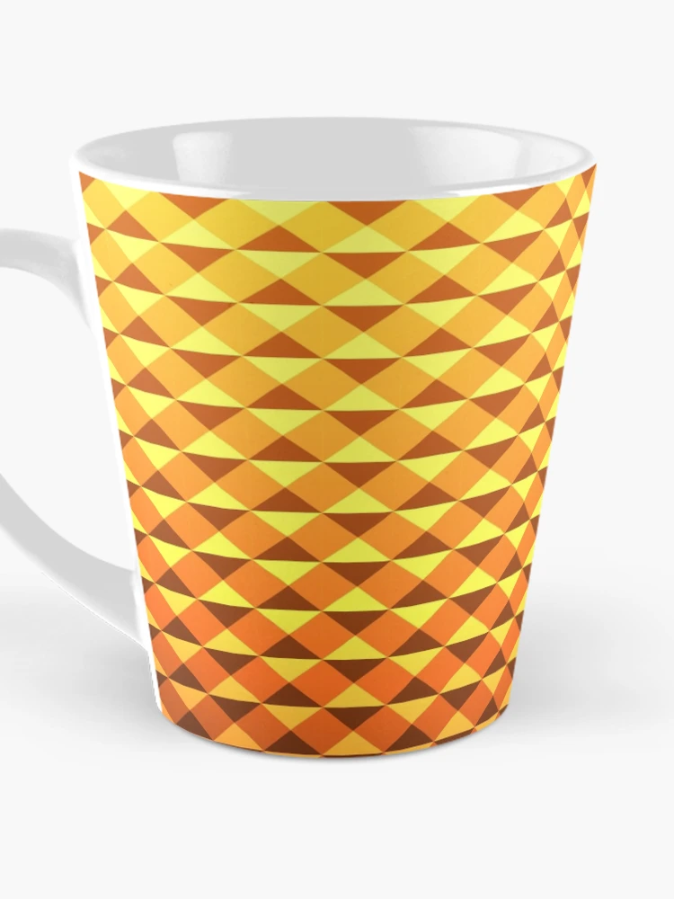 Thumbnail 3 of 4, Coffee Mug, creative triangular pattern designed and sold by creativeaart.