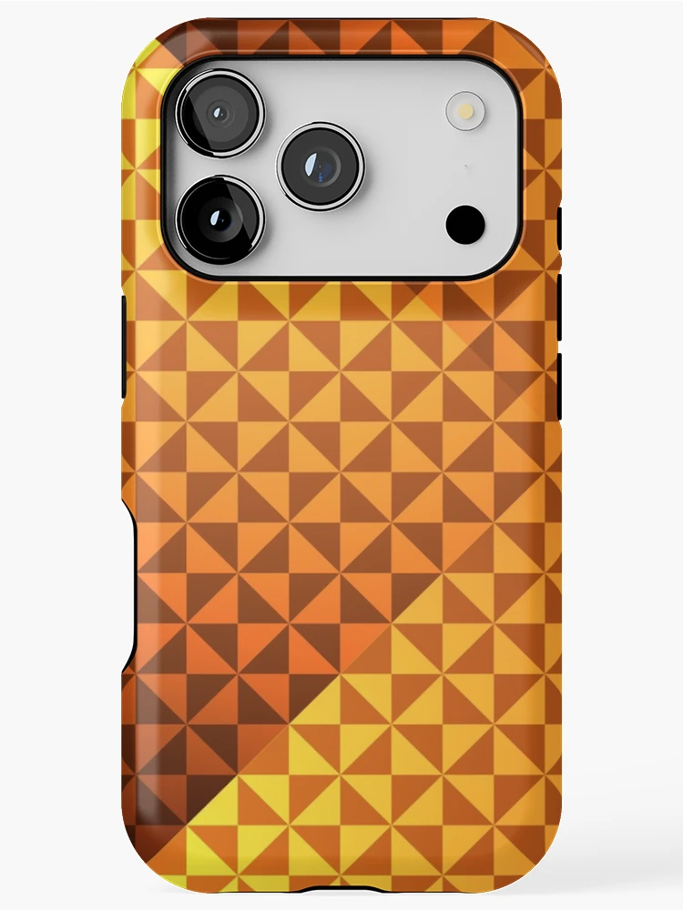 Thumbnail 1 of 4, iPhone Case, creative triangular pattern designed and sold by creativeaart.