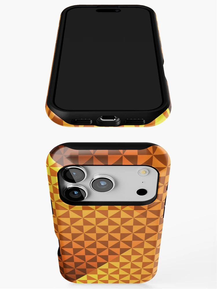 Thumbnail 3 of 4, iPhone Case, creative triangular pattern designed and sold by creativeaart.