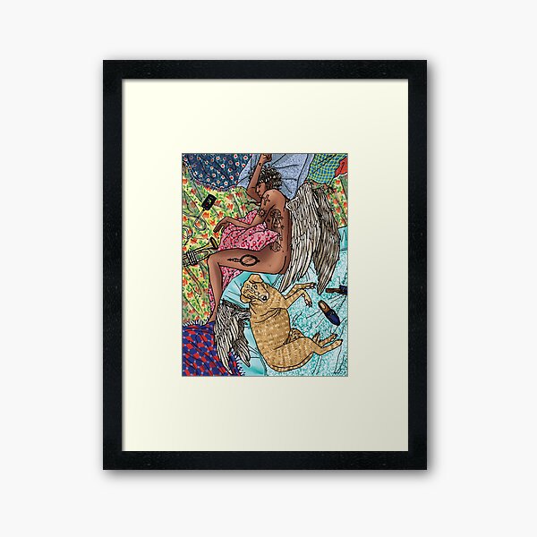 Tired Framed Art Print