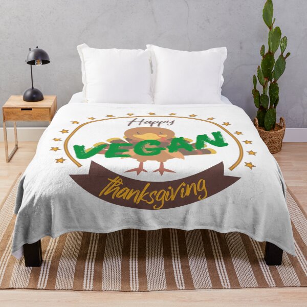 Item preview, Happy Vegan Thanksgiving Save the turkey World Vegan Day - Turkey design illustration designed and sold by MerchSpot.