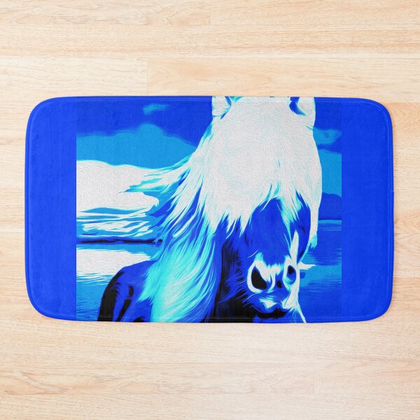Item preview, Blue Horse in the Winterland designed and sold by MONLart.