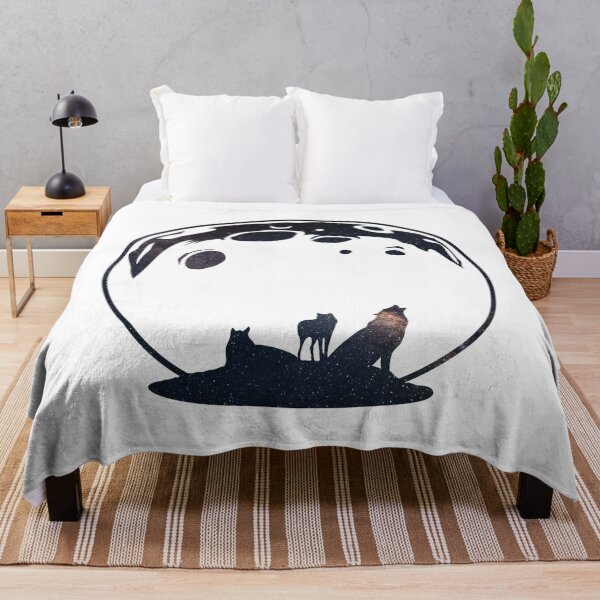 Item preview, Wolves Moon Space Art designed and sold by zeliche mohammed.