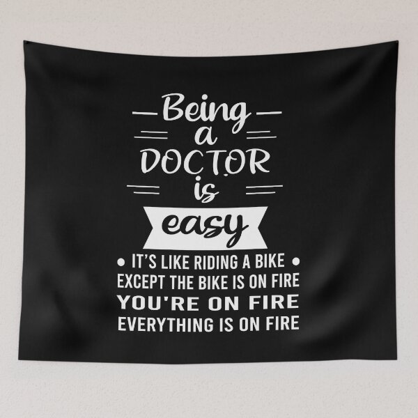 Item preview, being a doctor is easy designed and sold by DreamerFORreal.
