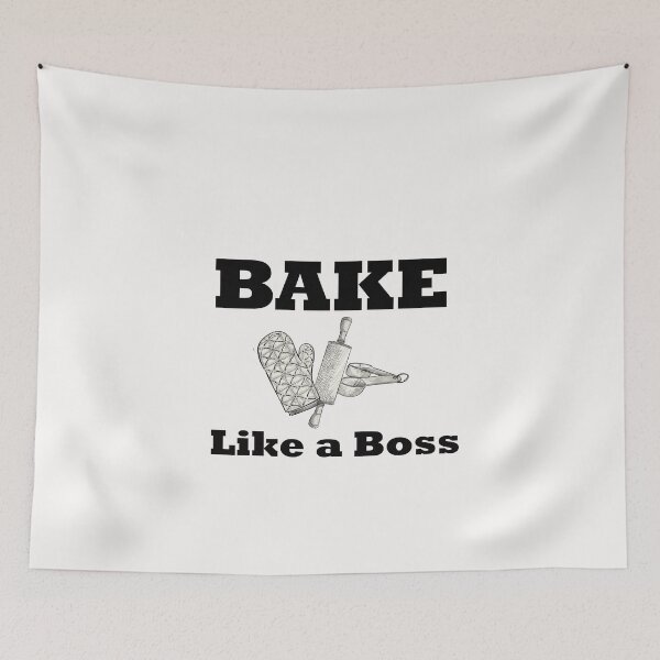 Item preview,  Bake like a Boss, Bake relaxed like a boss, Bake like a Boss Essential, Funny Baking for Bakers Bake Like A Boss  designed and sold by HananDesign13.