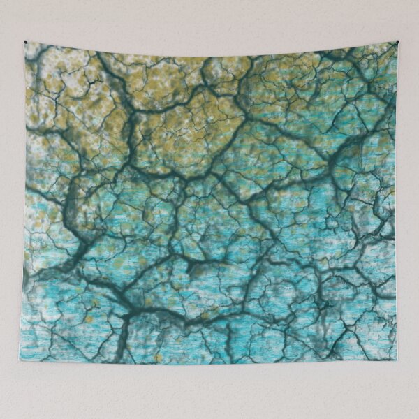 Item preview, Mud cracks in blue clay designed and sold by Lians.