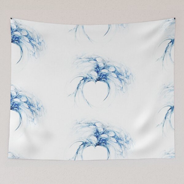 Item preview, Blue Fractal Heart designed and sold by Sybille-Yates.