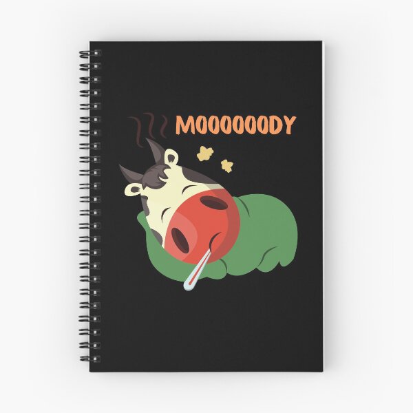 Item preview, Moody Cow - Sick Moo! designed and sold by Gifty-Designs.