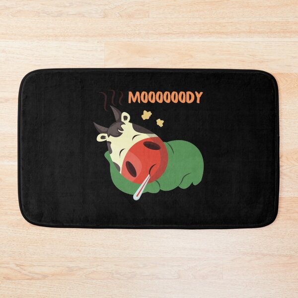 Item preview, Moody Cow - Sick Moo! designed and sold by Gifty-Designs.