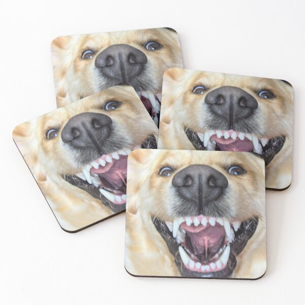 Item preview, Golden retriever funny face designed and sold by Fluffycat2020.