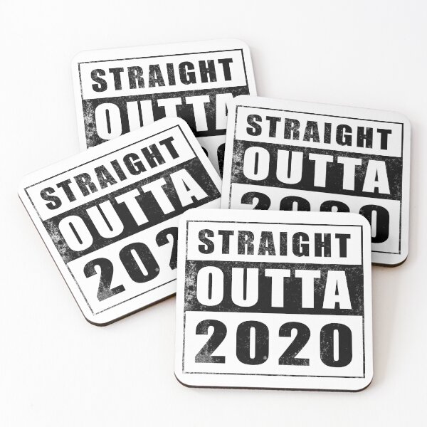Item preview, Straight Outta 2020 T-Shirt Funny Coronavirus Birthday Gift T-Shirt designed and sold by patternarium.