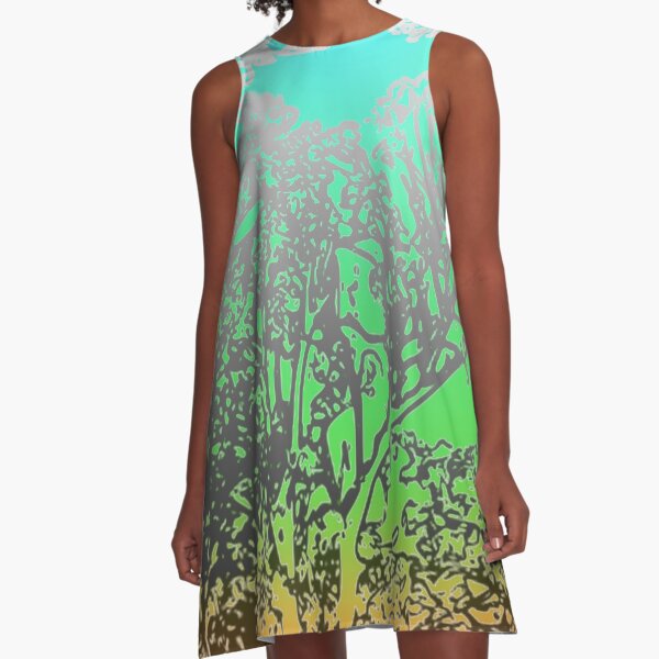WAussie Forest A-Line Dress