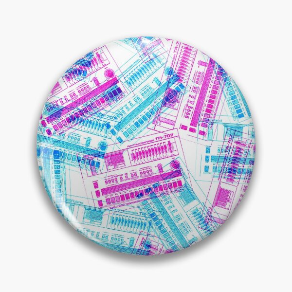 Item preview, TR-707 Original Old Skool Style Collage Illustration Design  designed and sold by AestheticNow.