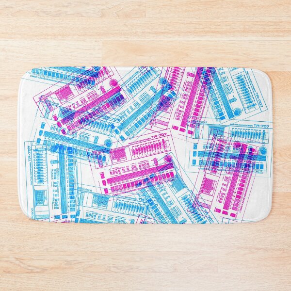 Item preview, TR-707 Original Old Skool Style Collage Illustration Design  designed and sold by AestheticNow.