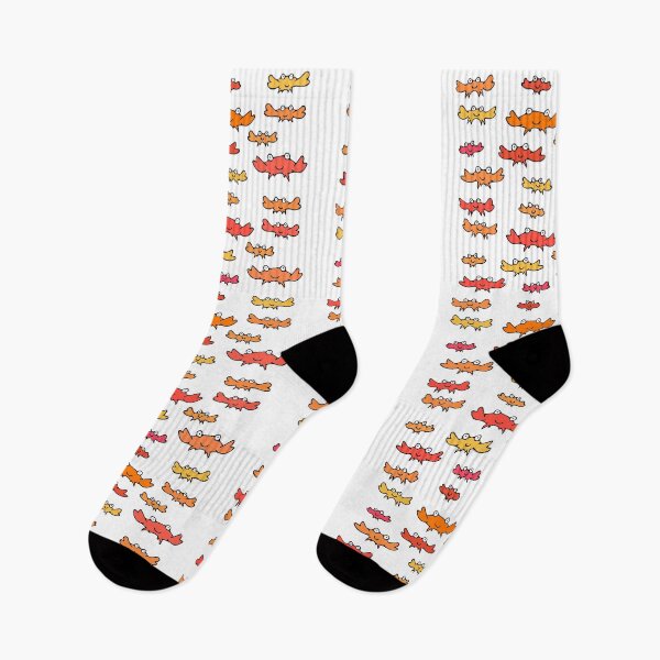 Item preview, Cute and Colorful Crab Pattern (white) designed and sold by Davey's Designs.