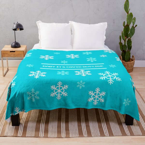 Item preview, Baby its covid outside - frozen blue snowflake edition (baby its cold outside funny pun) designed and sold by Deegital18.