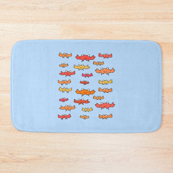 Item preview, Cute and Colorful Crab Pattern (baby blue) designed and sold by Davey's Designs.