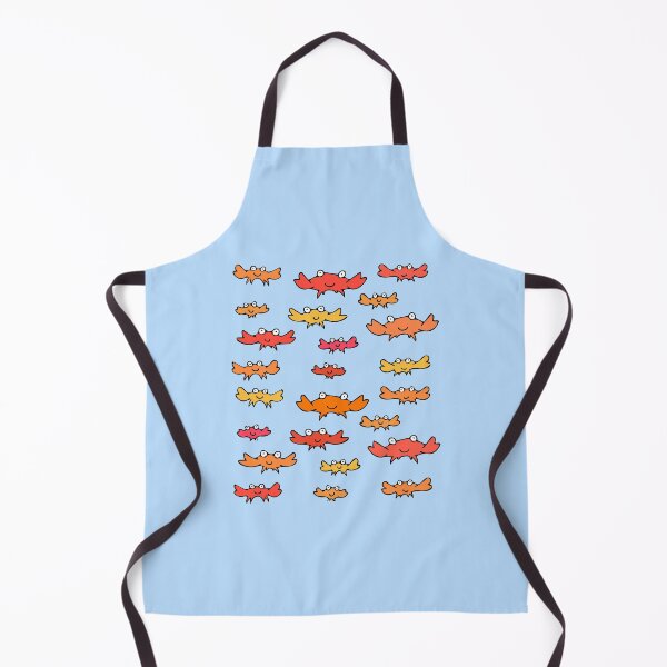Item preview, Cute and Colorful Crab Pattern (baby blue) designed and sold by Davey's Designs.