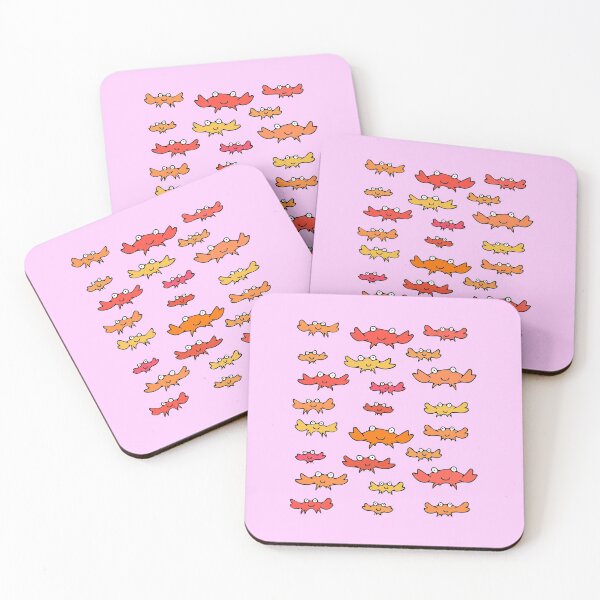 Item preview, Cute and Colorful Crab Pattern (pink) designed and sold by Davey's Designs.