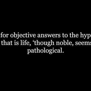 Artwork thumbnail, MoriVond Quote Objectivity by MoriVond