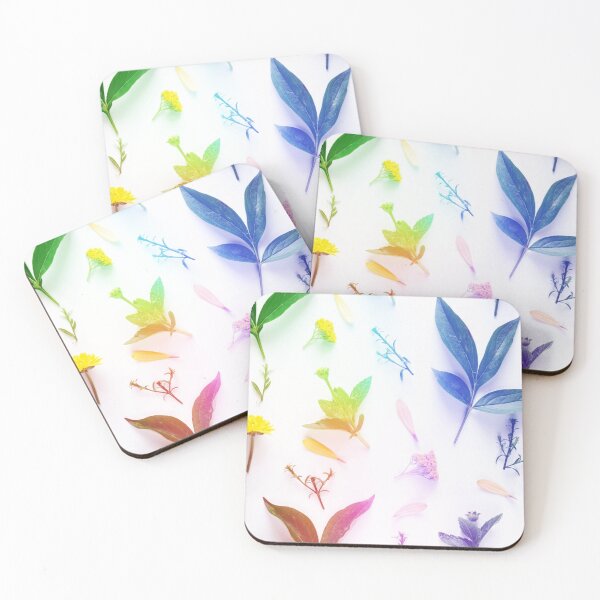 Item preview, Floral Flower With Leaves Print Pattern designed and sold by Mary Riley.
