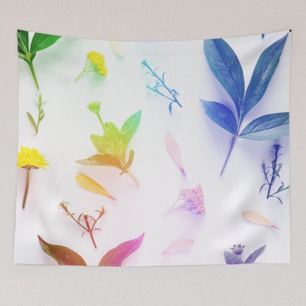 Item preview, Floral Flower With Leaves Print Pattern designed and sold by Mary Riley.