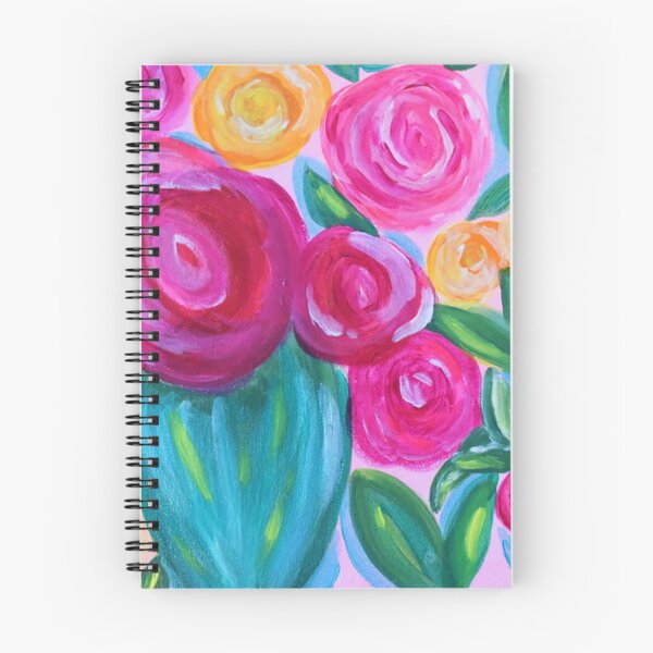 Item preview, Pintura caprichosa de flores rosadas, el amor florece aquí designed and sold by concettaellis.